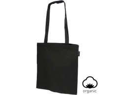 Økologisk / Genbrugte bomuldspose med lang hank 300 g/m2