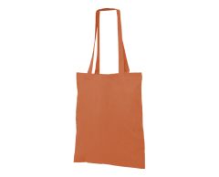 Budgetvenlig stofpose af bomuld med lang hank 130 g/m2