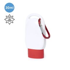 Solcreme i bøtte med karabinhage SPF30