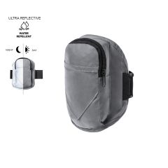 Vandafvisende armbånds taske i polyester og refleks