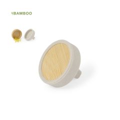 Duftfrisker i bambus til bilen med citronduft - mulighed for logo