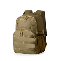 Taktisk outdoor rygsæk i sand brun farve