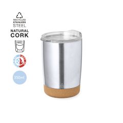 Termokrus i genanvendt rustfrit stål og kork 350 ml