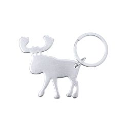 Metal elg nøglering - fungerer som oplukker