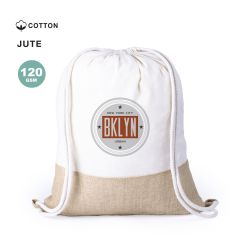 Bomulds gymnastikpose med jute bund 120 gm2
