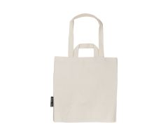 Fairtrade økologisk bomulds mulepose med dobbelt hanke 35 x 38 cm