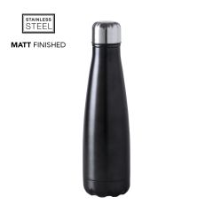 Moderne vandflaske af rustfri stål med mat design, 630 ml