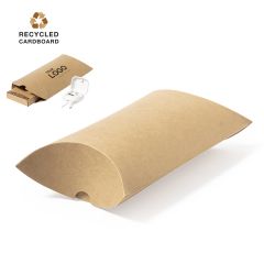 Aflang gaveæske i kraftpapir af genanvendt materiale