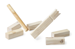 Kongespil af holdbar fyrretræ