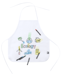 Børneforklæde mal-selv - mulighed for logo