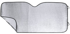 Foldbar solskærm til bil forrude, 130 x 70 cm