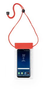 Vandtæt lomme til mobiltelefon - i snor til hals