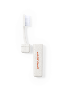 Foldbar rejse tandbørste af hvedehalm