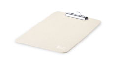 Clipboard af hvedehalm med metal clip, A4