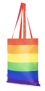 Pride mulepose af genbrugt plast RPET