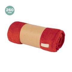 Fleece tæppe med logo 130x160cm