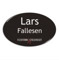 Ovale navneskilte - Laveste pris!