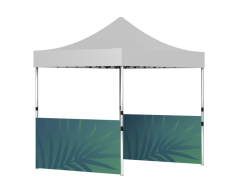 Halvvæg til reklametelt 3x3 - Halv sidevæg med print