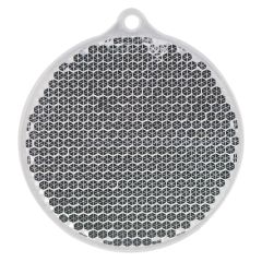 Rund hård refleks med logo