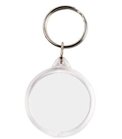 Akryl nøglering rund 40mm
