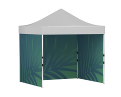 Væg til reklametelt 3 x 4.5m