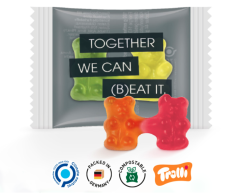 Vingummibamser der hænger sammen - med CMYK tryk